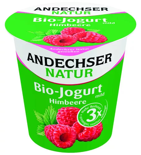 *ANDECHSER Jogurt ekologiczny malinowy 3,8% tłuszczu (150g) - BIO