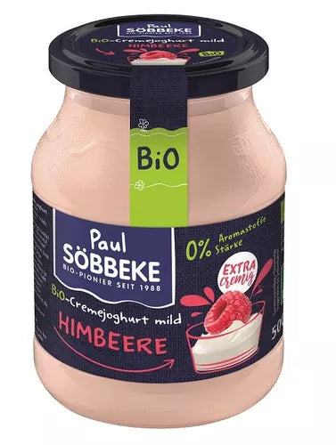 *SOBBEKE Jogurt malinowy (500g) - BIO (f)