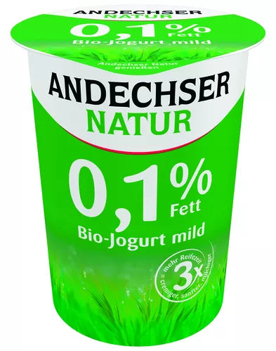 *ANDECHSER Jogurt naturalny 0,1% tłuszczu (500 g) - BIO