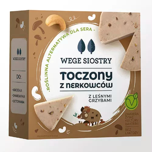 *WEGE SIOSTRY Toczony z nerkowców z leśnymi grzybami i kozieradką (140g)