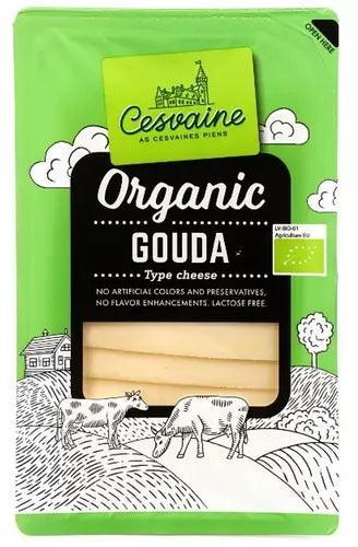 *CESVAINE Ser gouda w plastrach (125 g) - BIO