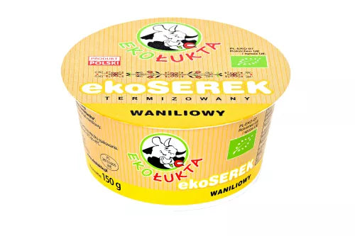*EKOŁUKTA Serek o smaku waniliowym (150g) - BIO