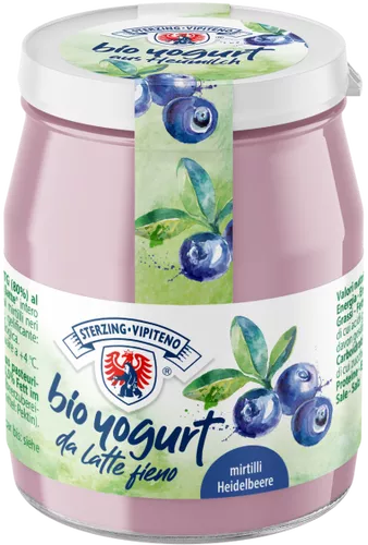 *STERZING-VIPITENO Jogurt borówkowy z mleka siennego bezglutenowy (150g) - BIO